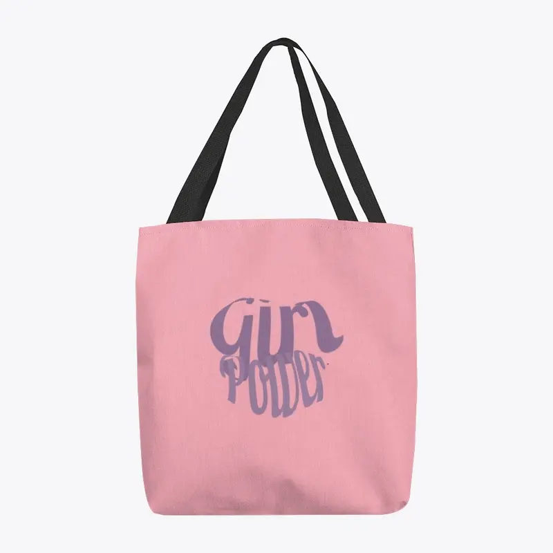 Girl power tote bag